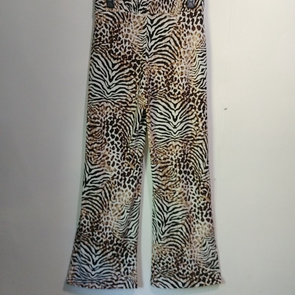 Anne Klein animal print relax fit pants size S - Picture 10 of 16